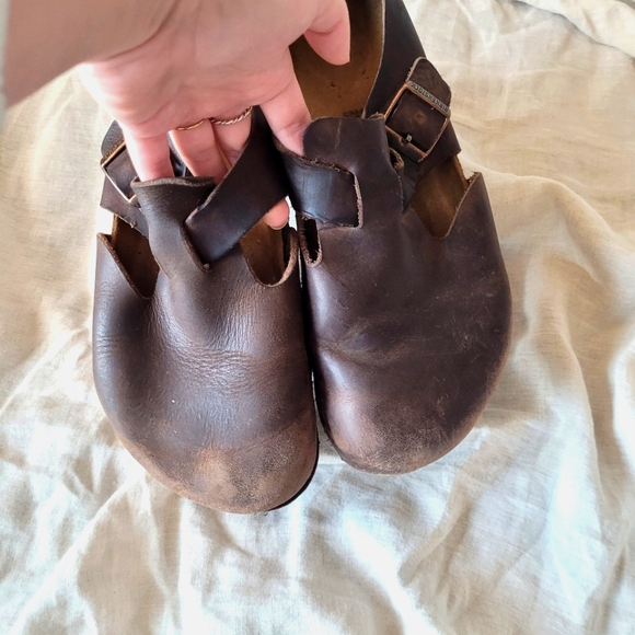 Birkenstock London Oiled Leather Sandals - Size 39 - Gently Loved - Picture 6 of 12